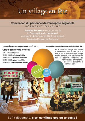 AFFICHE CONVENTION ANNUELLE SUEZ